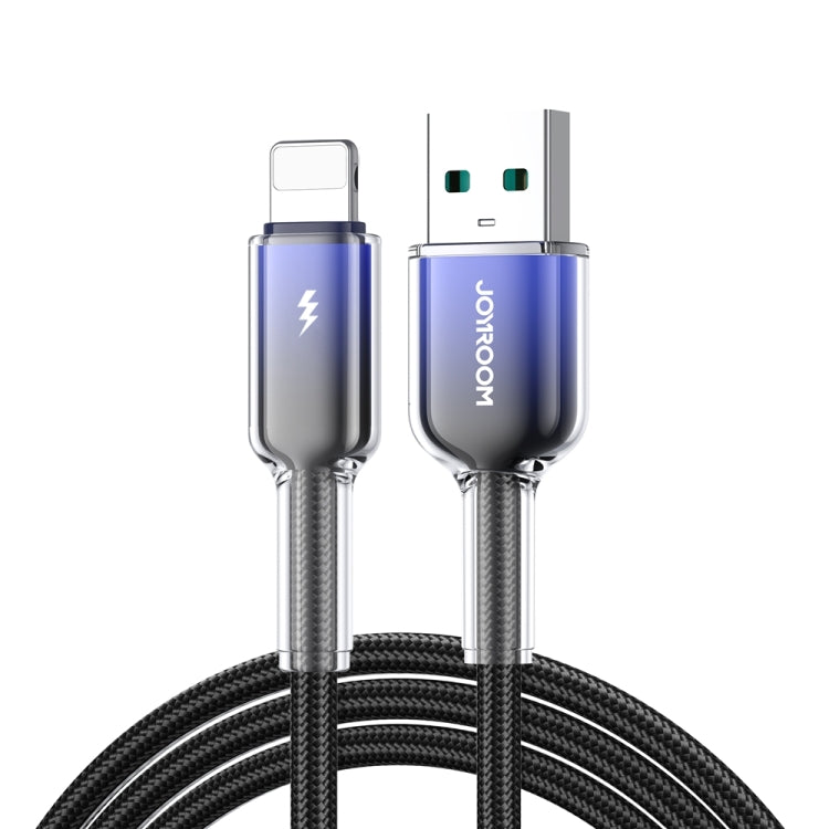 Câble de données et de charge rapide JOYROOM S-A42 Crystal Clear Series, longueur : 1,2 m, câble Type-C vers Type-C, câble Type-C vers 8 broches, câble USB vers Type-C, câble USB vers 8 broches