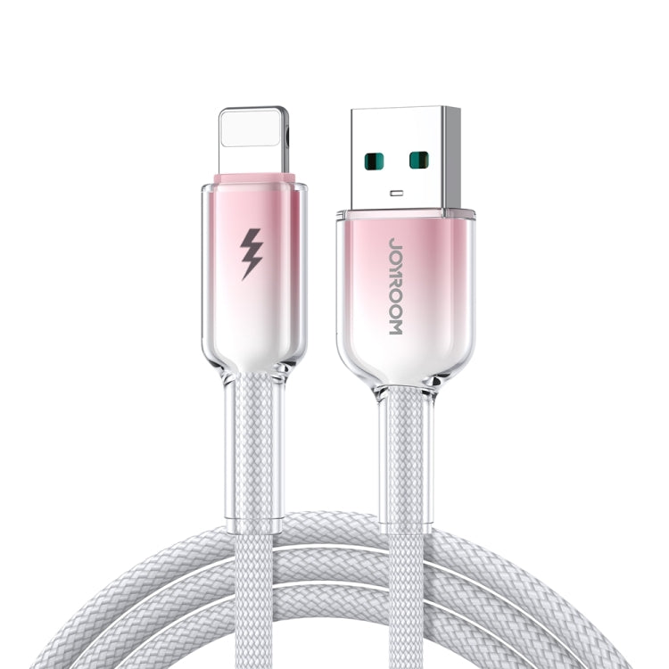 Câble de données et de charge rapide JOYROOM S-A42 Crystal Clear Series, longueur : 1,2 m, câble Type-C vers Type-C, câble Type-C vers 8 broches, câble USB vers Type-C, câble USB vers 8 broches