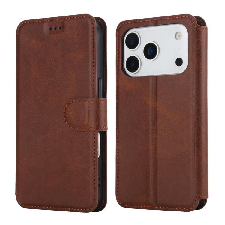 Shockproof PU + TPU Leather Phone Case, For iPhone 18 Pro / 17 Pro, For iPhone 18 Pro Max / 17 Pro Max, For iPhone 17, For iPhone Air