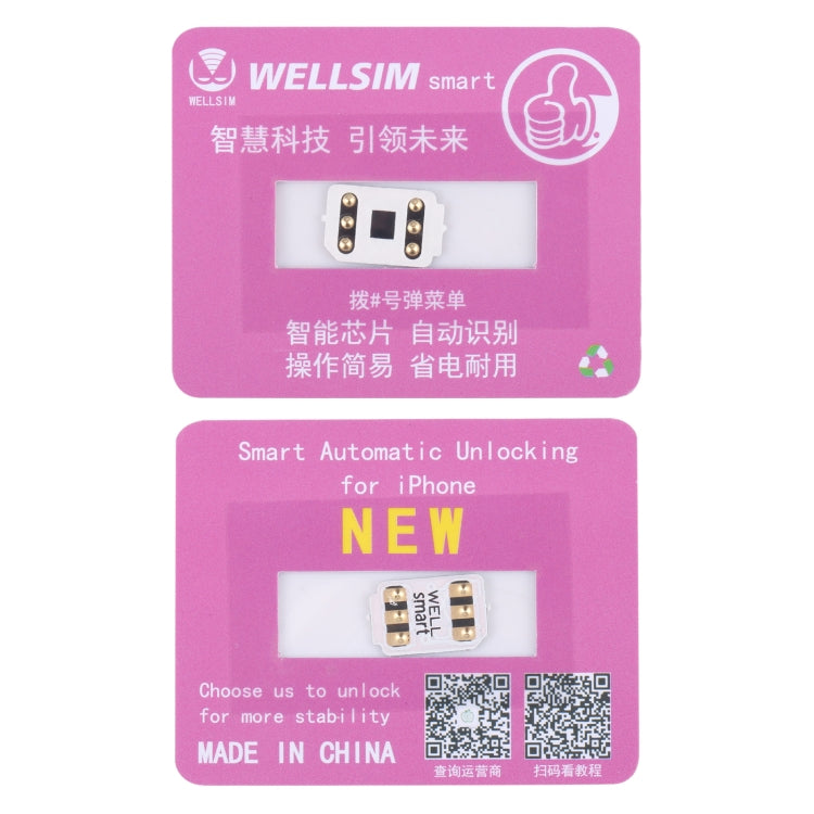 WELLSIM Smart Unlock SIM Card For iPhone Series, WELLSIM Smart
