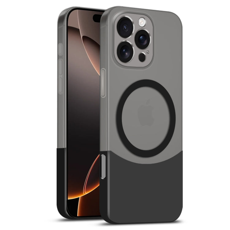 Dual Color Stitching MagSafe Magnetic PC Phone Case, For iPhone 16 Pro Max, For iPhone 16 Pro, For iPhone 16 Plus, For iPhone 16