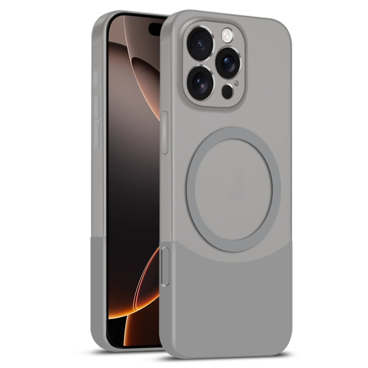 Dual Color Stitching MagSafe Magnetic PC Phone Case, For iPhone 16 Pro Max, For iPhone 16 Pro, For iPhone 16 Plus, For iPhone 16