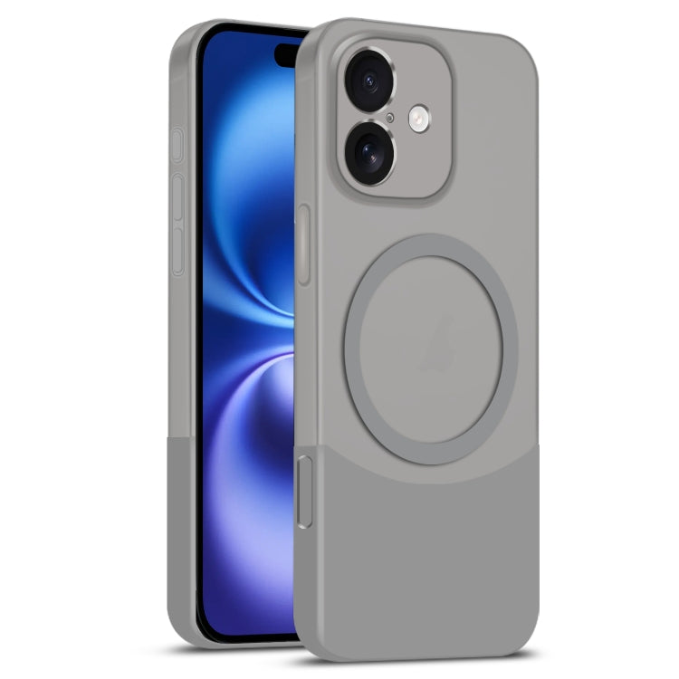 Dual Color Stitching MagSafe Magnetic PC Phone Case, For iPhone 16 Pro Max, For iPhone 16 Pro, For iPhone 16 Plus, For iPhone 16