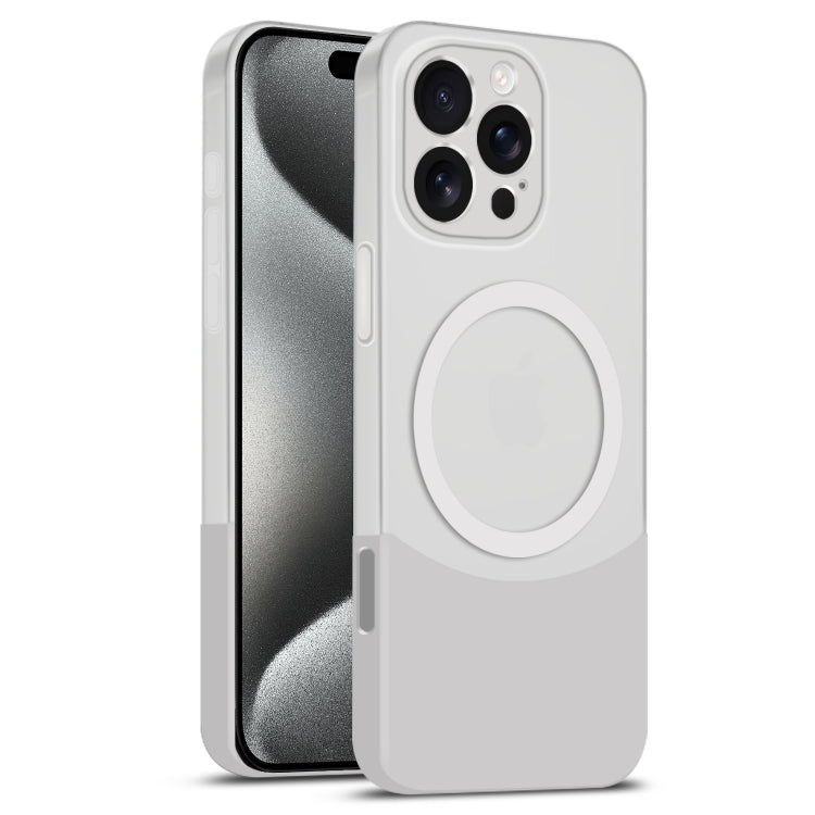 Dual Color Stitching MagSafe Magnetic PC Phone Case, For iPhone 15 Pro Max, For iPhone 15 Pro, For iPhone 15 Plus, For iPhone 15