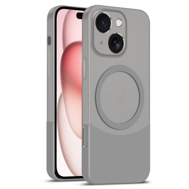 Dual Color Stitching MagSafe Magnetic PC Phone Case, For iPhone 15 Pro Max, For iPhone 15 Pro, For iPhone 15 Plus, For iPhone 15