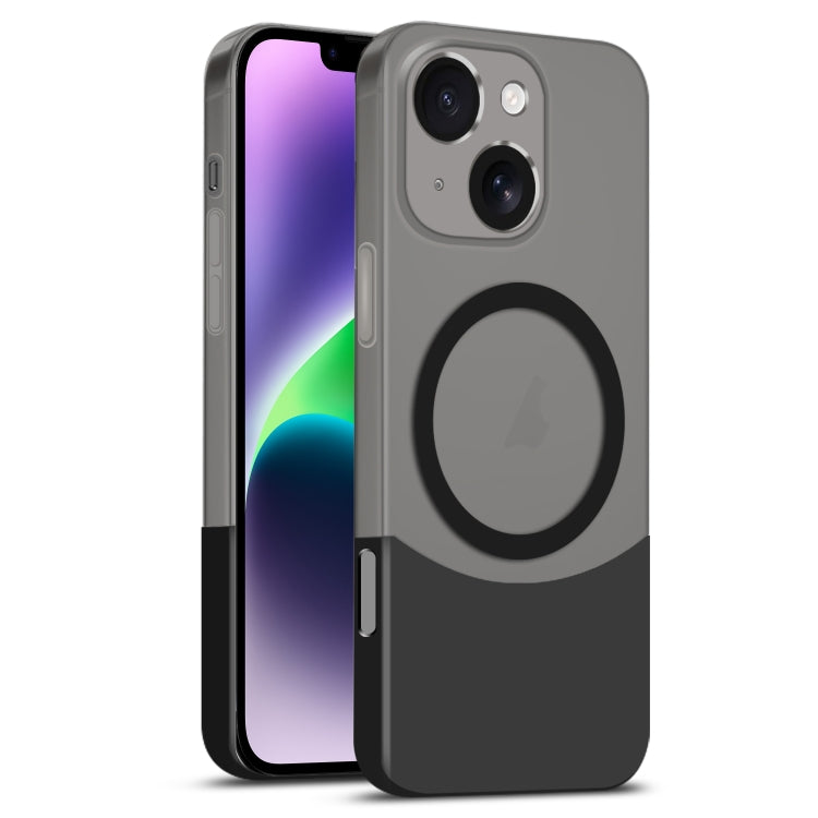 Dual Color Stitching MagSafe Magnetic PC Phone Case, For iPhone 14 Plus, For iPhone 14, For iPhone 14 Pro, For iPhone 14 Pro Max