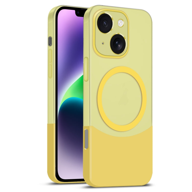 Dual Color Stitching MagSafe Magnetic PC Phone Case, For iPhone 14 Plus, For iPhone 14, For iPhone 14 Pro, For iPhone 14 Pro Max