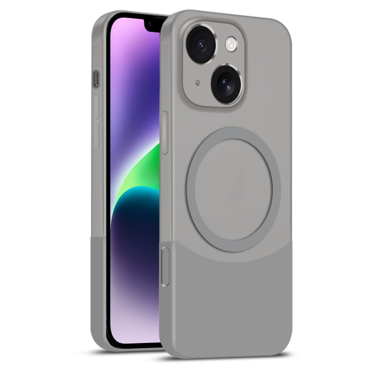 Dual Color Stitching MagSafe Magnetic PC Phone Case, For iPhone 14 Plus, For iPhone 14, For iPhone 14 Pro, For iPhone 14 Pro Max