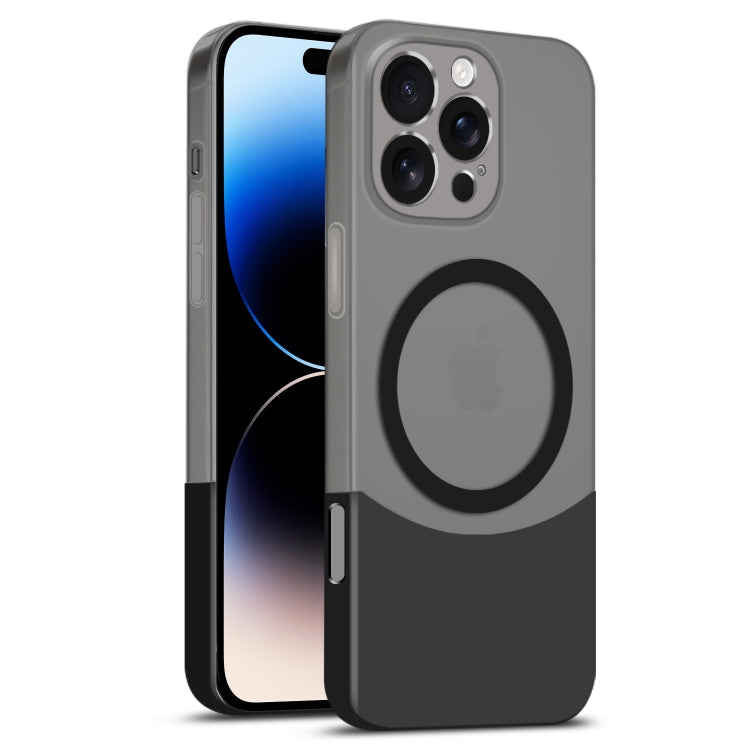 Dual Color Stitching MagSafe Magnetic PC Phone Case, For iPhone 14 Plus, For iPhone 14, For iPhone 14 Pro, For iPhone 14 Pro Max