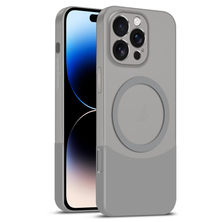 Dual Color Stitching MagSafe Magnetic PC Phone Case, For iPhone 14 Plus, For iPhone 14, For iPhone 14 Pro, For iPhone 14 Pro Max