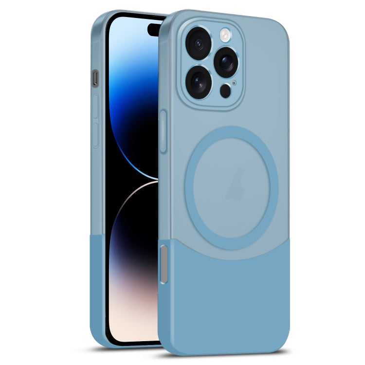 Dual Color Stitching MagSafe Magnetic PC Phone Case, For iPhone 14 Plus, For iPhone 14, For iPhone 14 Pro, For iPhone 14 Pro Max