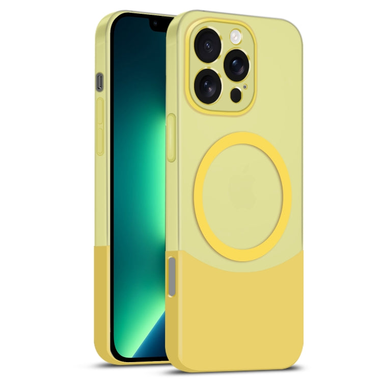 Dual Color Stitching MagSafe Magnetic PC Phone Case, For iPhone 13 Pro Max, For iPhone 13 Pro, For iPhone 13, For iPhone 12