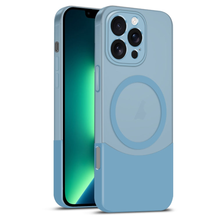 Dual Color Stitching MagSafe Magnetic PC Phone Case, For iPhone 13 Pro Max, For iPhone 13 Pro, For iPhone 13, For iPhone 12