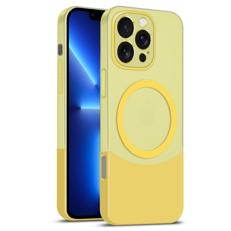 Dual Color Stitching MagSafe Magnetic PC Phone Case, For iPhone 13 Pro Max, For iPhone 13 Pro, For iPhone 13, For iPhone 12