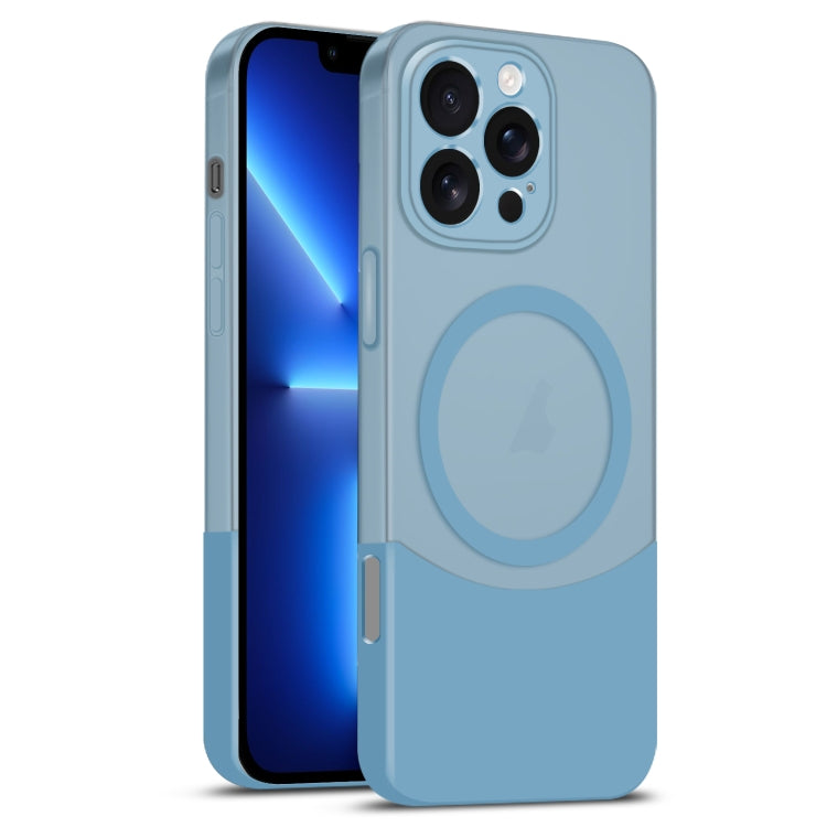 Dual Color Stitching MagSafe Magnetic PC Phone Case, For iPhone 13 Pro Max, For iPhone 13 Pro, For iPhone 13, For iPhone 12