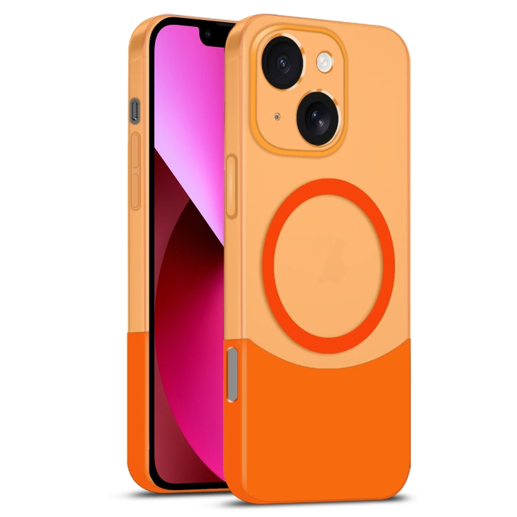 Dual Color Stitching MagSafe Magnetic PC Phone Case, For iPhone 13 Pro Max, For iPhone 13 Pro, For iPhone 13, For iPhone 12