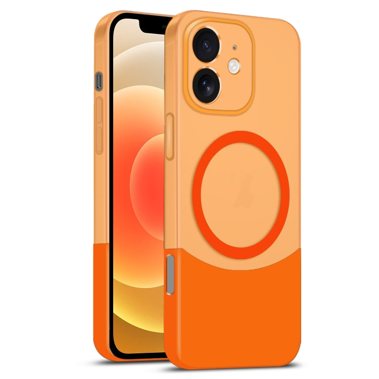 Dual Color Stitching MagSafe Magnetic PC Phone Case, For iPhone 13 Pro Max, For iPhone 13 Pro, For iPhone 13, For iPhone 12