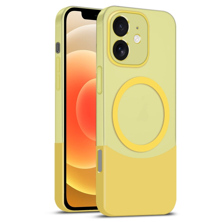 Dual Color Stitching MagSafe Magnetic PC Phone Case, For iPhone 13 Pro Max, For iPhone 13 Pro, For iPhone 13, For iPhone 12