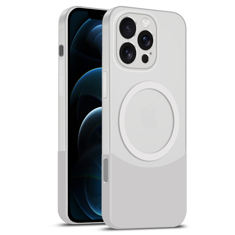 Dual Color Stitching MagSafe Magnetic PC Phone Case, For iPhone 12 Pro Max, For iPhone 12 Pro, For iPhone 11 Pro Max, For iPhone 11