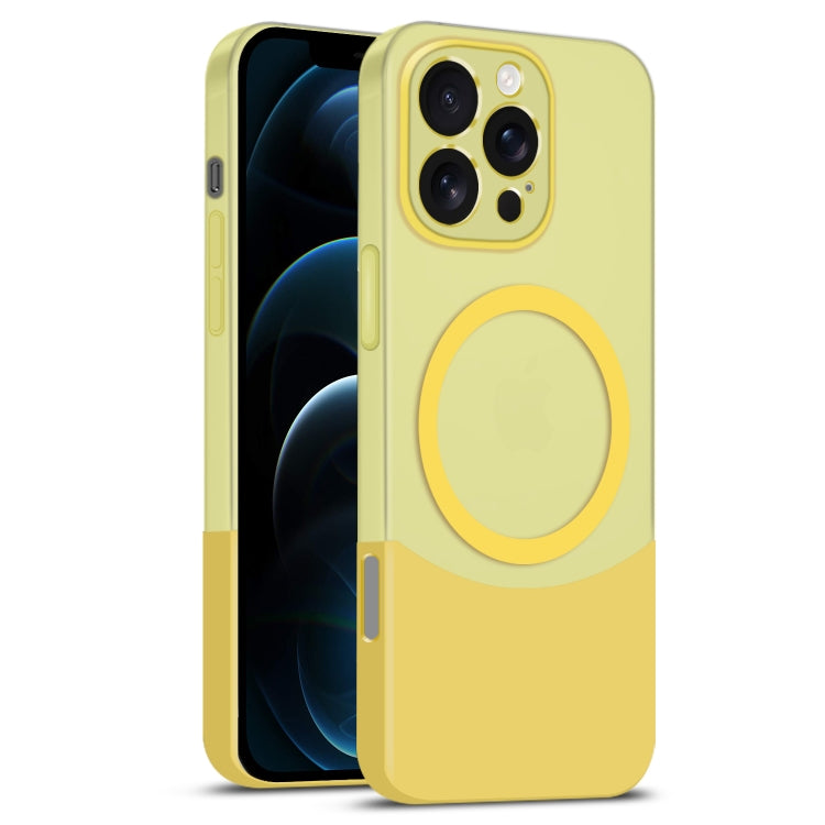 Dual Color Stitching MagSafe Magnetic PC Phone Case, For iPhone 12 Pro Max, For iPhone 12 Pro, For iPhone 11 Pro Max, For iPhone 11