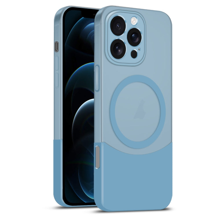 Dual Color Stitching MagSafe Magnetic PC Phone Case, For iPhone 12 Pro Max, For iPhone 12 Pro, For iPhone 11 Pro Max, For iPhone 11