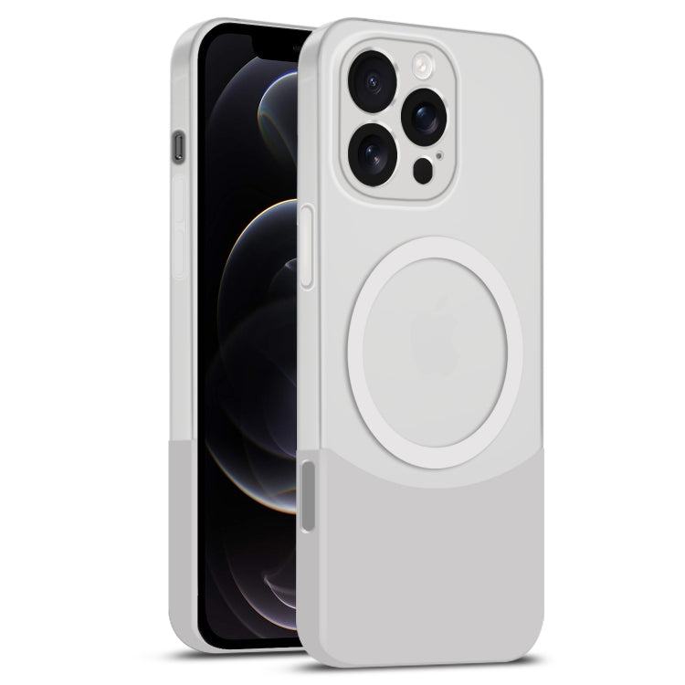 Dual Color Stitching MagSafe Magnetic PC Phone Case, For iPhone 12 Pro Max, For iPhone 12 Pro, For iPhone 11 Pro Max, For iPhone 11