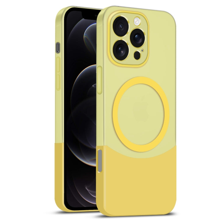 Dual Color Stitching MagSafe Magnetic PC Phone Case, For iPhone 12 Pro Max, For iPhone 12 Pro, For iPhone 11 Pro Max, For iPhone 11