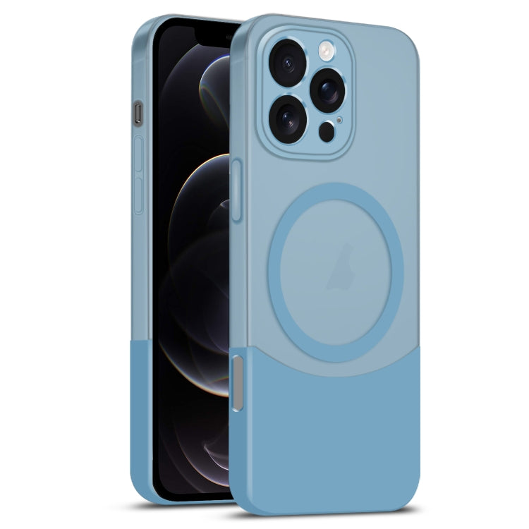 Dual Color Stitching MagSafe Magnetic PC Phone Case, For iPhone 12 Pro Max, For iPhone 12 Pro, For iPhone 11 Pro Max, For iPhone 11
