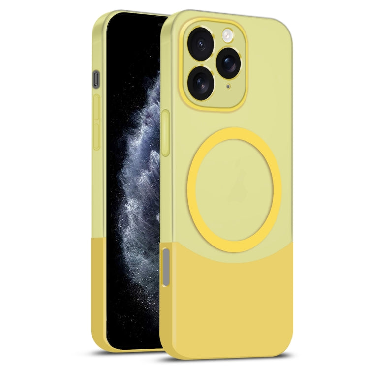 Dual Color Stitching MagSafe Magnetic PC Phone Case, For iPhone 12 Pro Max, For iPhone 12 Pro, For iPhone 11 Pro Max, For iPhone 11