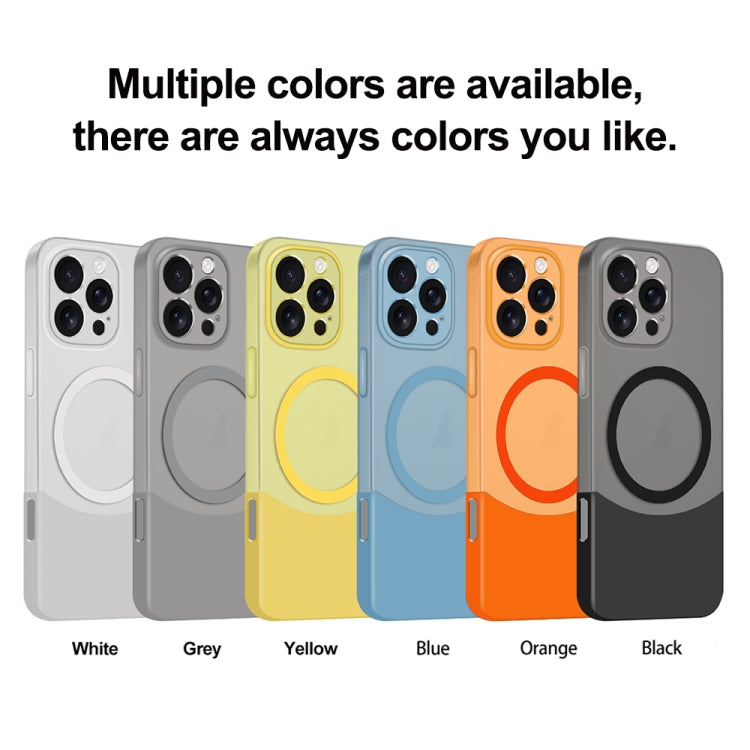 Dual Color Stitching MagSafe Magnetic PC Phone Case, For iPhone 16 Pro Max, For iPhone 16 Pro, For iPhone 16 Plus, For iPhone 16