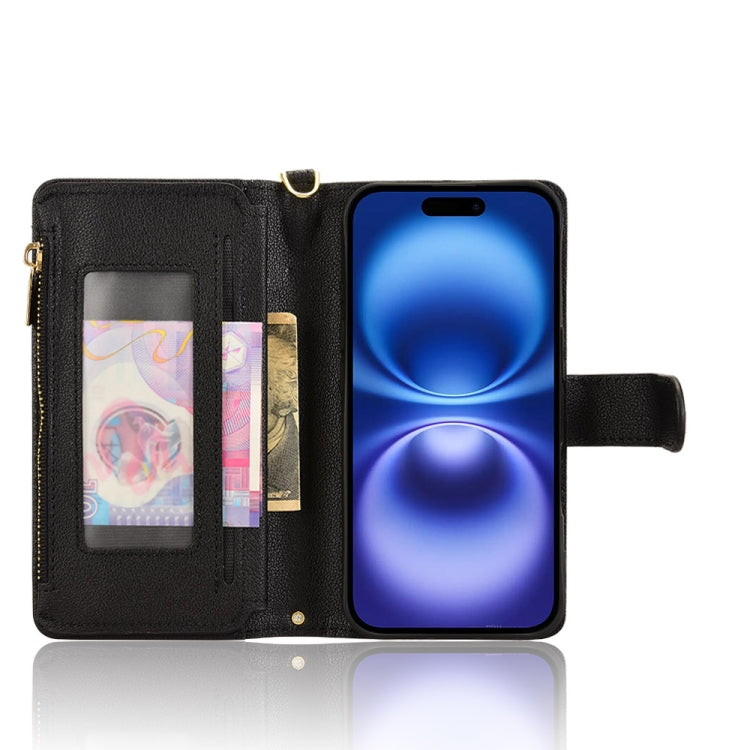 Litchi Texture Zipper Leather Phone Case