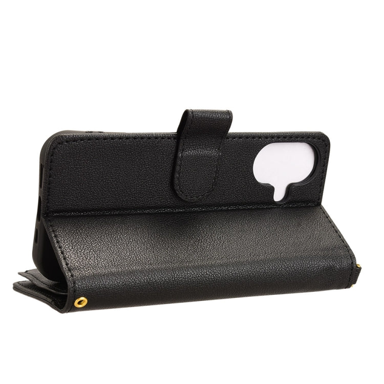 Litchi Texture Zipper Leather Phone Case