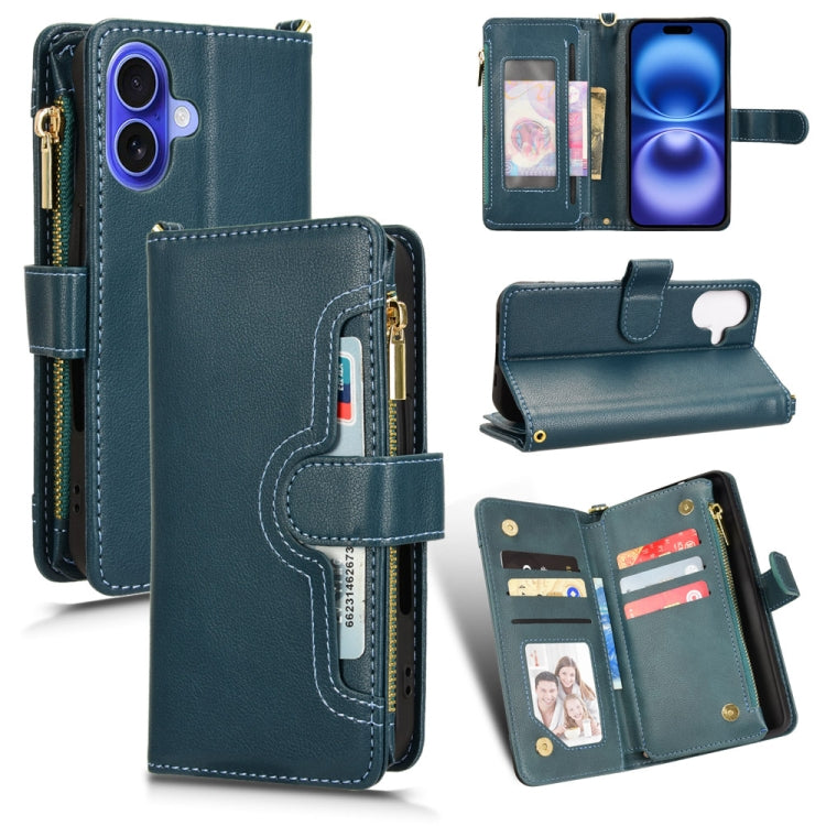 Litchi Texture Zipper Leather Phone Case