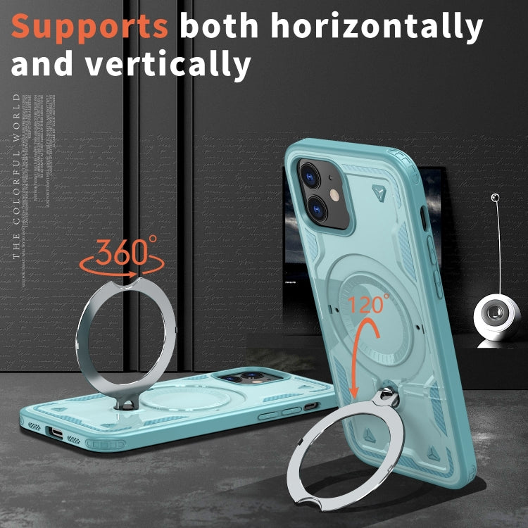 PC Hybrid TPU Armor MagSafe Ring Holder Phone Case, For iPhone 12, For iPhone 12 Pro Max, For iPhone 12 Pro