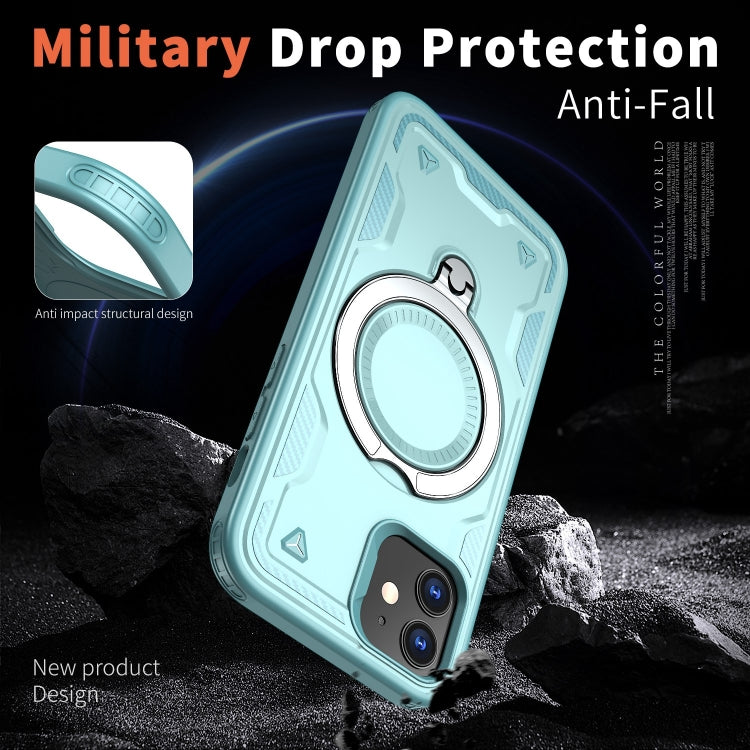 PC Hybrid TPU Armor MagSafe Ring Holder Phone Case, For iPhone 12, For iPhone 12 Pro Max, For iPhone 12 Pro