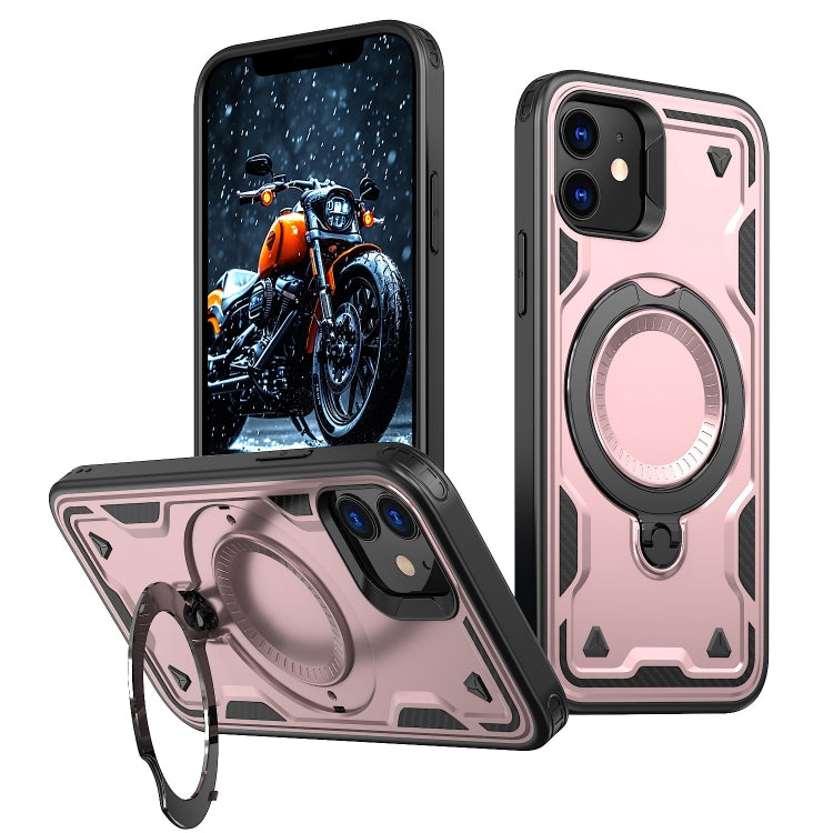 PC Hybrid TPU Armor MagSafe Ring Holder Phone Case, For iPhone 12, For iPhone 12 Pro Max, For iPhone 12 Pro