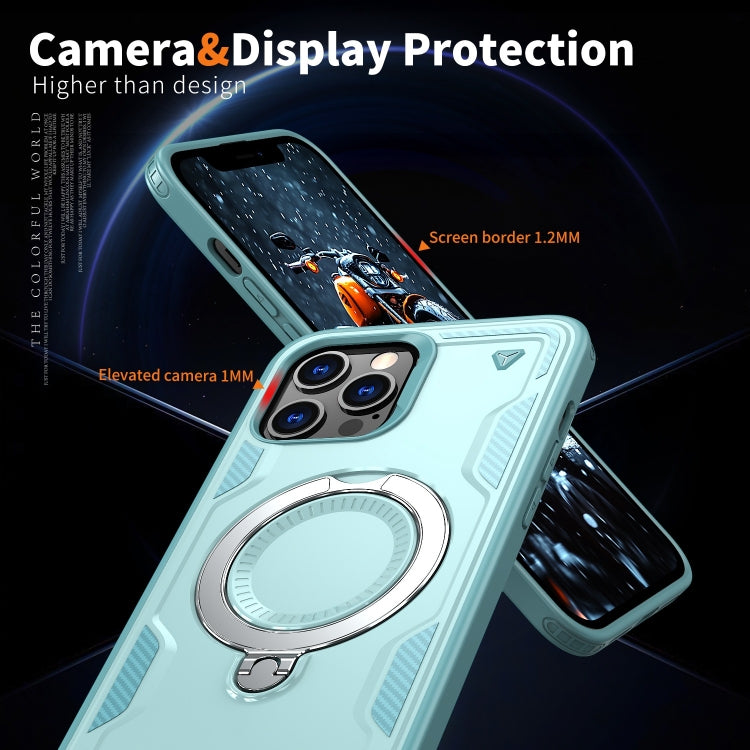 PC Hybrid TPU Armor MagSafe Ring Holder Phone Case, For iPhone 12 Pro Max, For iPhone 12 Pro, For iPhone 11