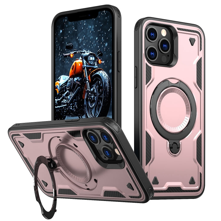 PC Hybrid TPU Armor MagSafe Ring Holder Phone Case, For iPhone 12 Pro Max, For iPhone 12 Pro, For iPhone 11