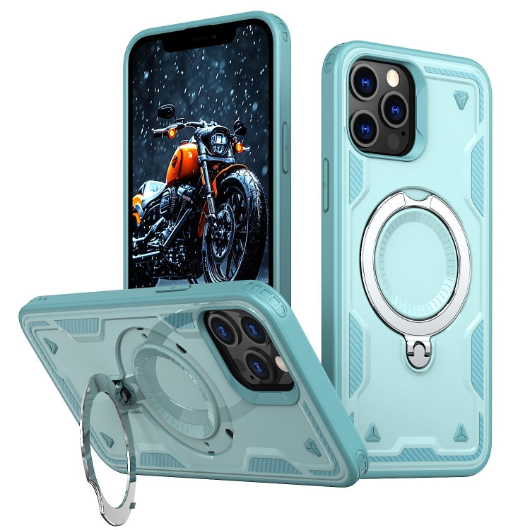 PC Hybrid TPU Armor MagSafe Ring Holder Phone Case, For iPhone 12 Pro Max, For iPhone 12 Pro, For iPhone 11
