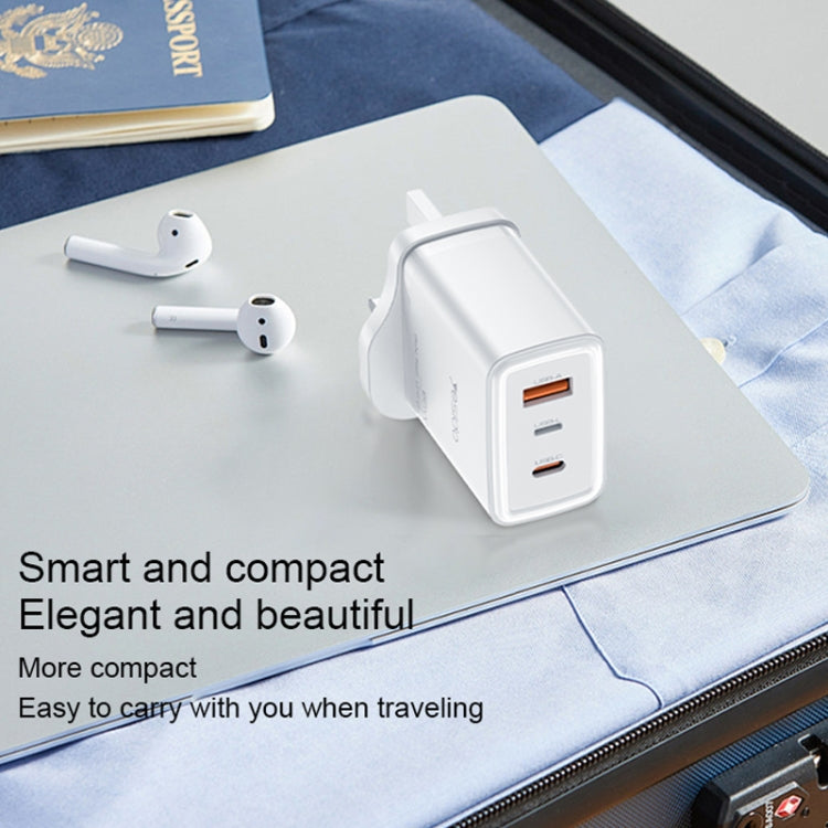 Chargeur rapide USB 65 W Yesido YC89 Type-C, GaN inversé 8 broches, avec câble Type-C vers 8 broches, YC89