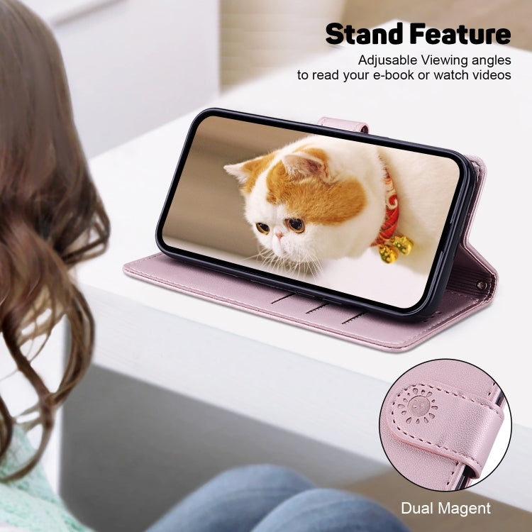 Cute Cats RFID Leather Phone Case, For iPhone 16, For iPhone 15 Pro Max, For iPhone 15 Pro, For iPhone 15 Plus