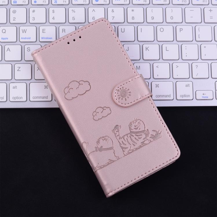 Cute Cats RFID Leather Phone Case, For iPhone 17 Pro Max, For iPhone 17 Pro, For iPhone 17, For iPhone 17 Air