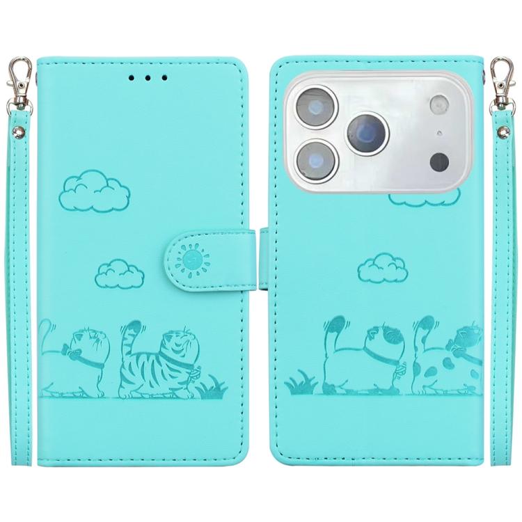 Cute Cats RFID Leather Phone Case, For iPhone 17 Pro Max, For iPhone 17 Pro, For iPhone 17, For iPhone 17 Air