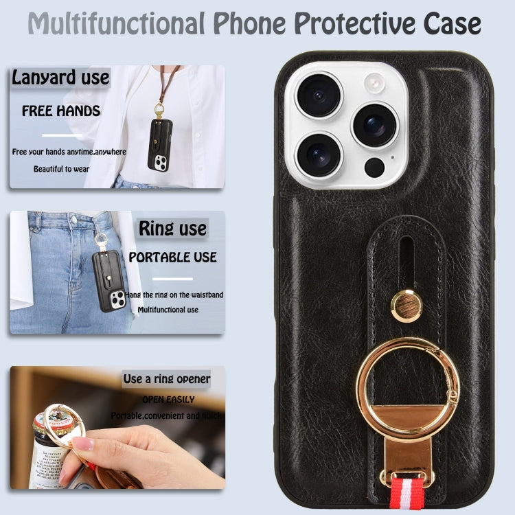 Wristband Leather Back Phone Case