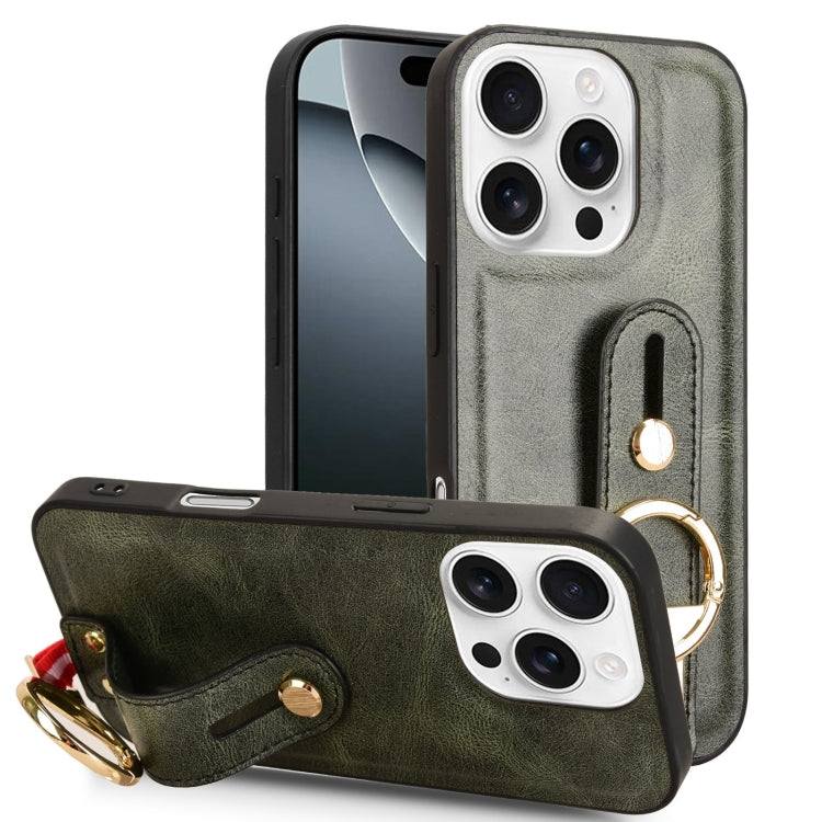 Wristband Leather Back Phone Case