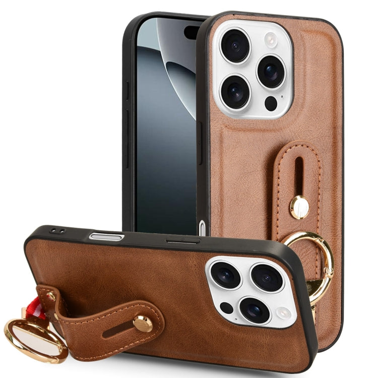 Wristband Leather Back Phone Case