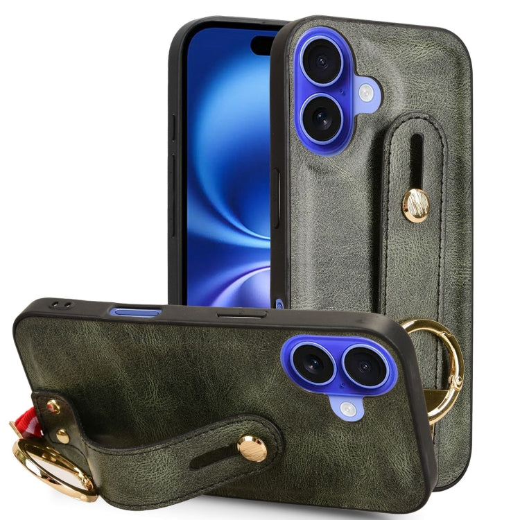 Wristband Leather Back Phone Case