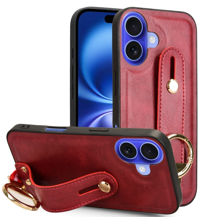 Wristband Leather Back Phone Case