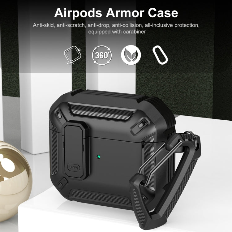 Étui de protection antichoc pour écouteurs AirPods 4 avec crochet