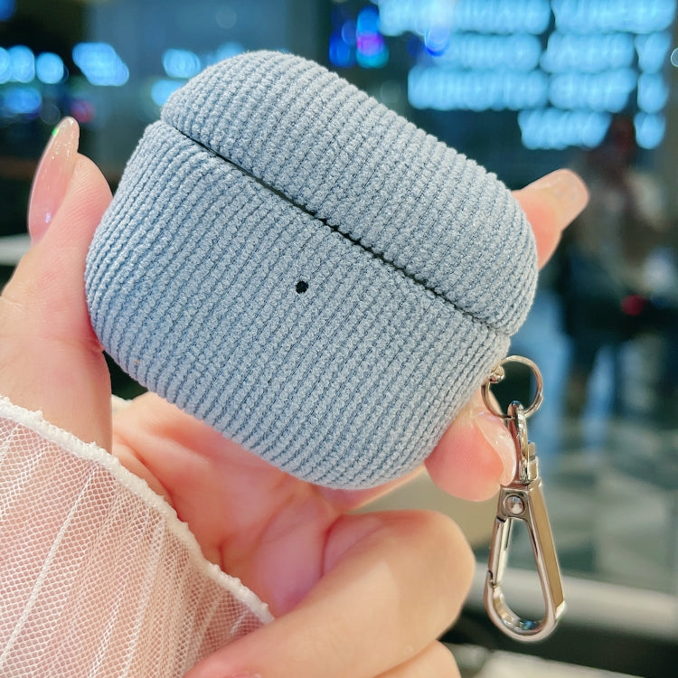 Corduroy Cloth Pattern Earphone Protective Case